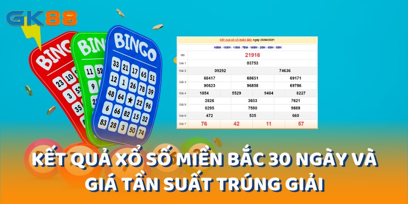 Kết Quả Xổ Số Miền Bắc 30 Ngày Và Giá Tần Suất Trúng Giải