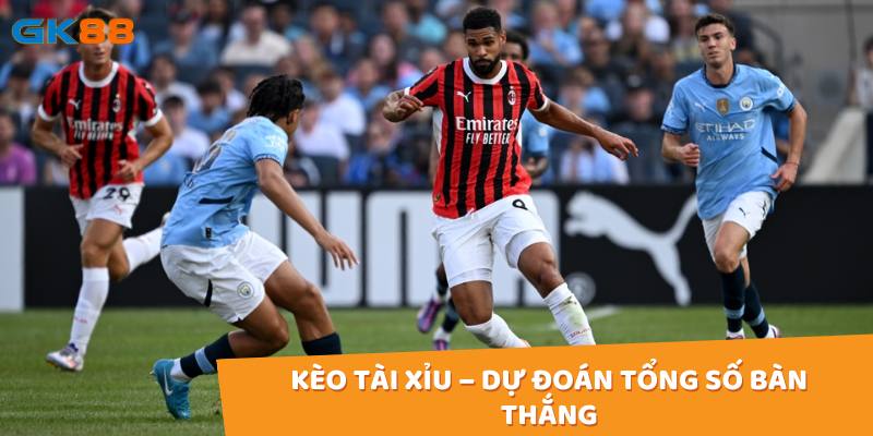 Trong các trận đấu của AC Milan, kèo tài xỉu thường xuất hiện với mốc 2.5 bàn